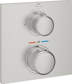 Grohe Allure Unterputz-Thermostat mit 1 Absperrventil supersteel