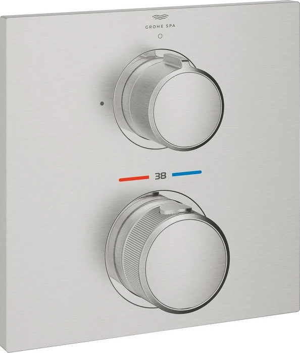 Grohe Allure Unterputz-Thermostat mit 1 Absperrventil supersteel