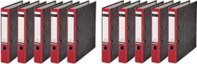 Leitz Qualitäts Ordner 2-Ring 180° CO2 neutral, 50mm, A4, rot, 10er-Pack