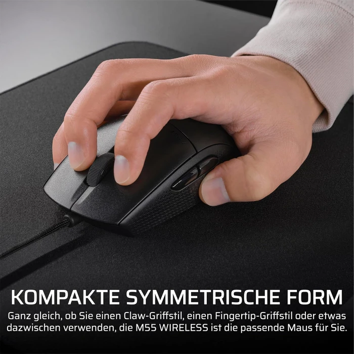 Corsair M55 Lightweight Gaming Mouse, schwarz, USB