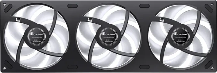Jonsbo ZA-420BR, schwarz, 3x 140mm