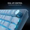 Corsair Gaming K65 Plus Wireless 75% RGB, Glacier Blue, für Mac, MLX RED, USB/Bluetooth, DE Vorschaubild