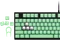 Corsair Pro Keycap Mod Kit, Kunststoff (PBT) Double-Shot, grün, 105 Tasten, ISO-DE Vorschaubild