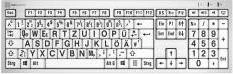 LogicKeyboard LargePrint PC Slim Line, Black on White, USB, DE (LKB-LPRNTBW-AJPU-DE)