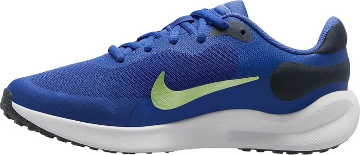 Nike Revolution 7 light ultramarine/dark obsidian/white/lime blast (Junior)