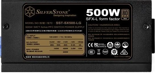 SilverStone SFX Series SX500-LG V1.1 500W, SFX-L