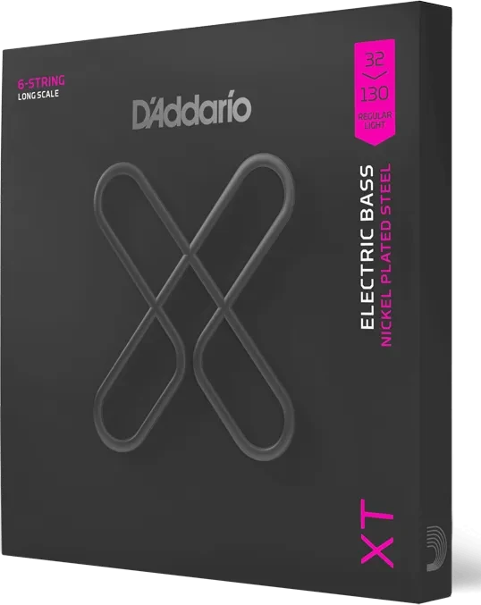 D'Addario XT Nickel 6-String Bass Regular Light, Long Scale