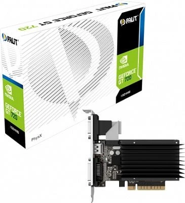Palit GeForce GT 720 passiv, 2GB DDR3, VGA, DVI, HDMI