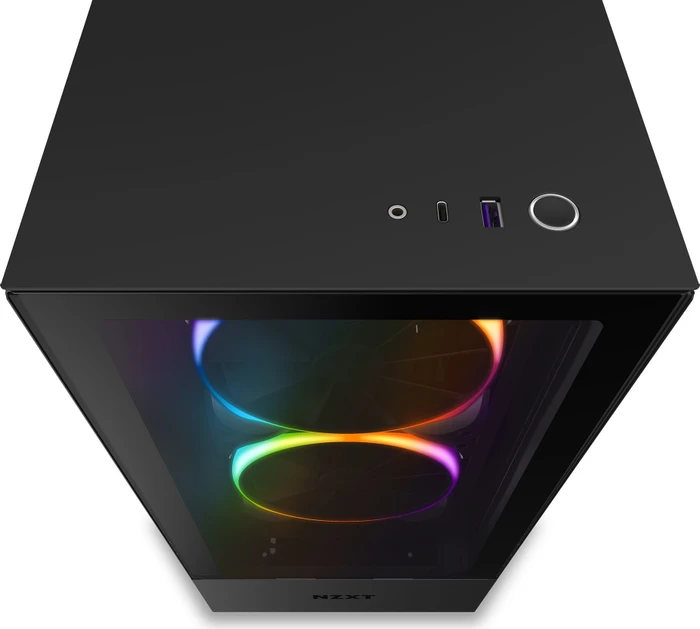 NZXT H510 Elite, schwarz, Glasfenster