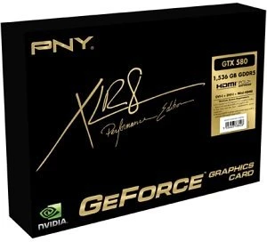 PNY GeForce GTX 580, 1.5GB GDDR5, 2x DVI, Mini HDMI