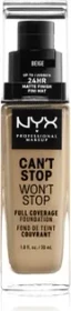 NYX Can't Stop Won't Stop Foundation beige, 30ml