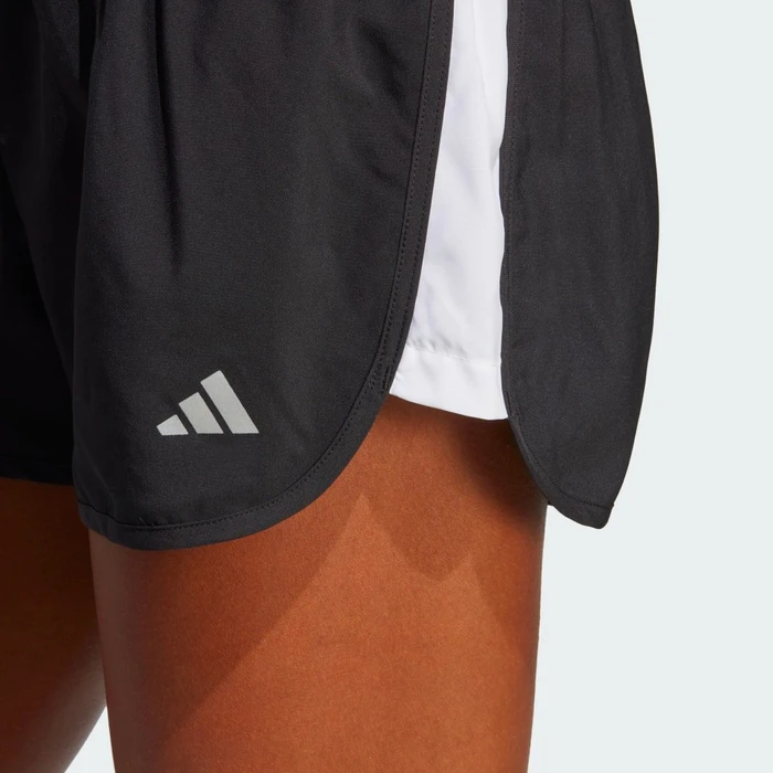 adidas Run It Laufhose kurz schwarz/weiß (Damen)
