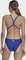 adidas 3 Bar Logo Print Badeanzug semi lucid blue/white (Damen) Vorschaubild