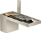 Hansgrohe Axor MyEdition Waschbeckenarmatur 70 mit Push-Open Ablaufgarnitur ohne Platte brushed nickel Vorschaubild