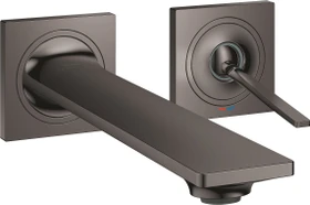 Grohe Allure 2-Loch-Waschtischbatterie hard graphite