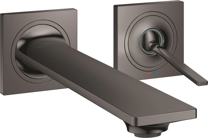 Grohe Allure 2-Loch-Waschtischbatterie hard graphite