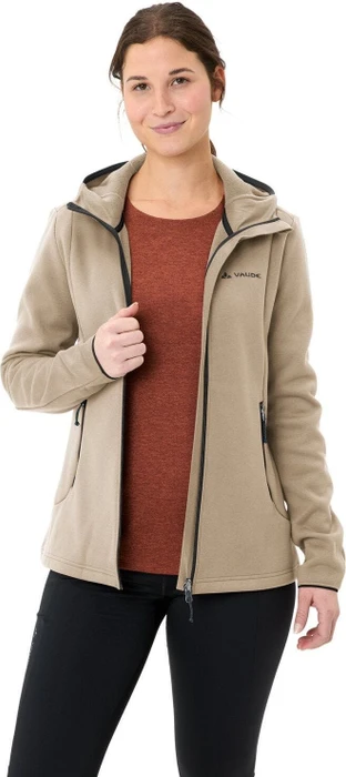 Vaude Idris Fleece Hoodie Funktionsjacke linen (Damen)