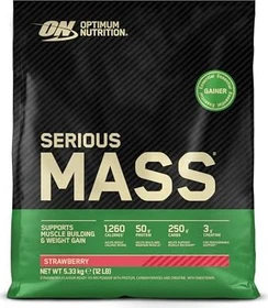Optimum Nutrition Serious Mass Erdbeer 5.45kg