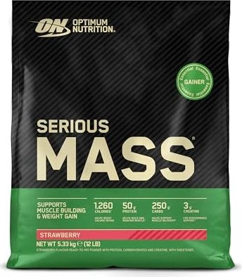 Optimum Nutrition Serious Mass Erdbeer 5.45kg