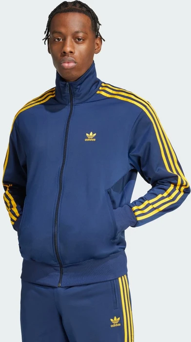 adidas Adicolor Classics Firebird Originals Trainingsjacke night indigo/crew yellow (Herren)
