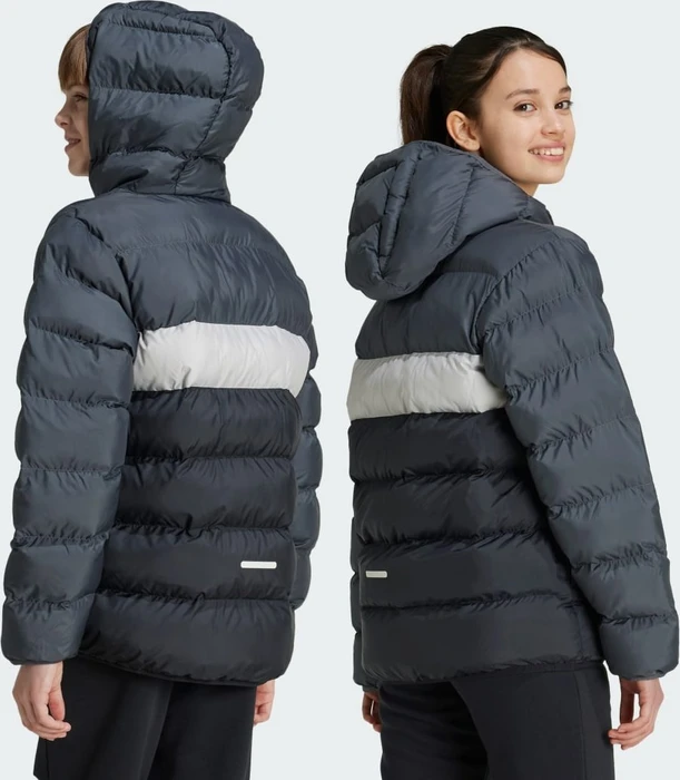 adidas Synthetic Down Funktionsjacke grey six/grey two/black (Junior)
