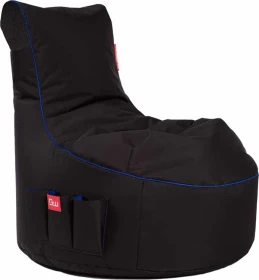 Gamewarez Gaming Sitzsack Classic Arctic Blizzard 2.0, schwarz/blau