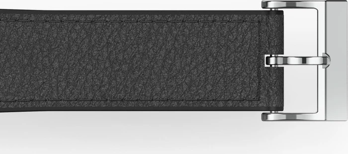 Hama Ersatzarmband Leder/Silikon 22mm für Fitbit Versa 3/Sense schwarz