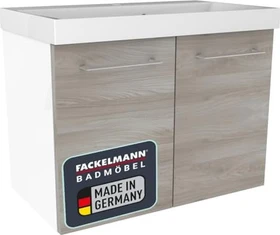 Fackelmann Lima Waschtisch-Unterschrank 60cm Esche grau/weiß