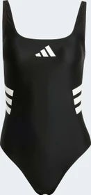 adidas 3-Streifen U-Back Badeanzug schwarz/weiß (Damen)