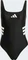 adidas 3-Streifen U-Back Badeanzug schwarz/weiß (Damen) Vorschaubild