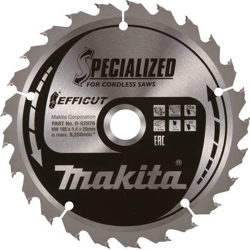 Makita Specialized Efficut Kreissägeblatt 24Z, 270x1.5x30mm, 1 Stück