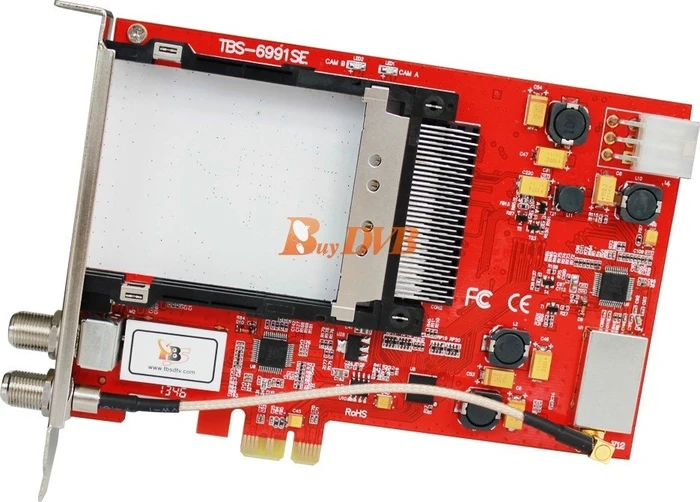 TBS DVB-S2 Doppel-Tuner mit CI, PCIe x1