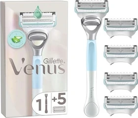 Gillette Venus Satin Care Intim Rasierer + 5 Wechselklingen