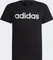 adidas Essentials Linear Logo Cotton Slim Fit T-Shirt kurzarm schwarz/weiß (Junior) Vorschaubild