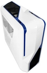 NZXT Phantom 410 weiß/blau, Acrylfenster