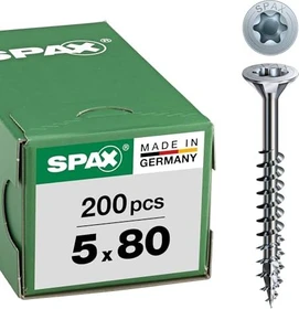 Spax WIROX A9J 4CUT T-STAR plus T20 Universalschraube, 5x80mm, 200 Stück