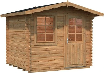 Palmako Emma 4.6m² Gartenhaus hellbraun tauchgrundiert