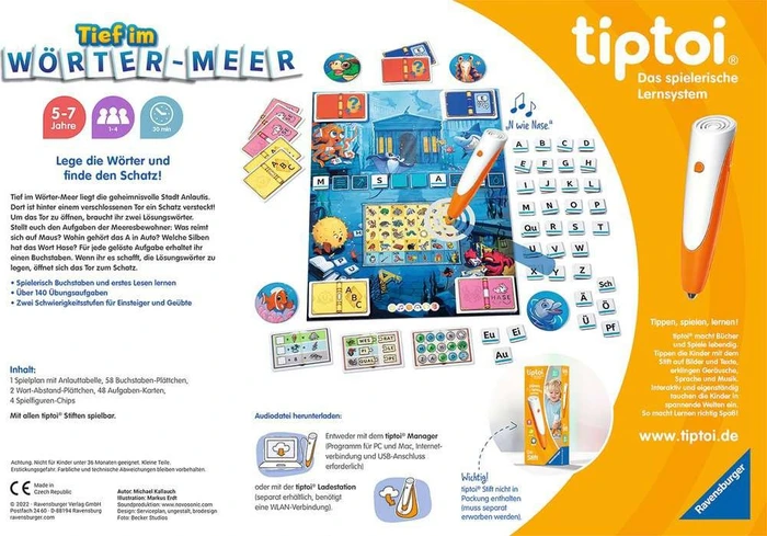 Ravensburger tiptoi Spiel: Tief im Wörter-Meer