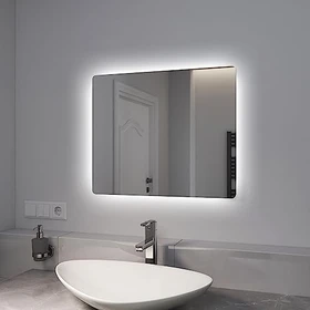 Emke LM09 LED-Badspiegel nicht dimmbar 50x60x3.6cm