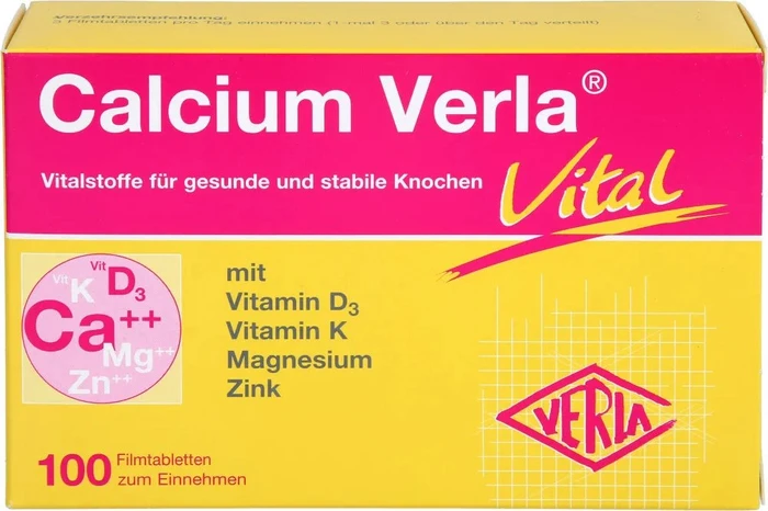 Calcium Verla vital Filmtabletten, 100 Stück