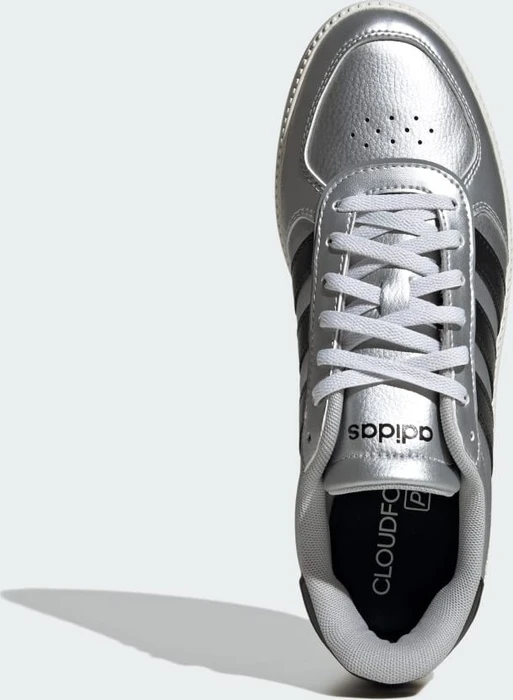 adidas Breaknet Sleek matte silver/core black/off white (Damen)