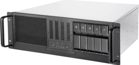 SilverStone RM41-H08, Rackmount Storage, grau/schwarz, 4HE, ATX