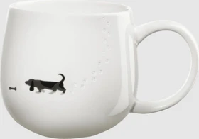 ASA Selection magu footprints Becher mit Henkel dog