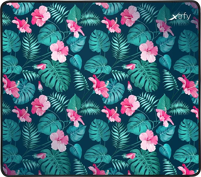 Cherry Xtrfy GP1 Grayhound Tropical Edition Mauspad grün/rosa, groß