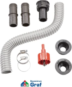Garantia Flex-Comfort Schlauchverbindungs-Set grau