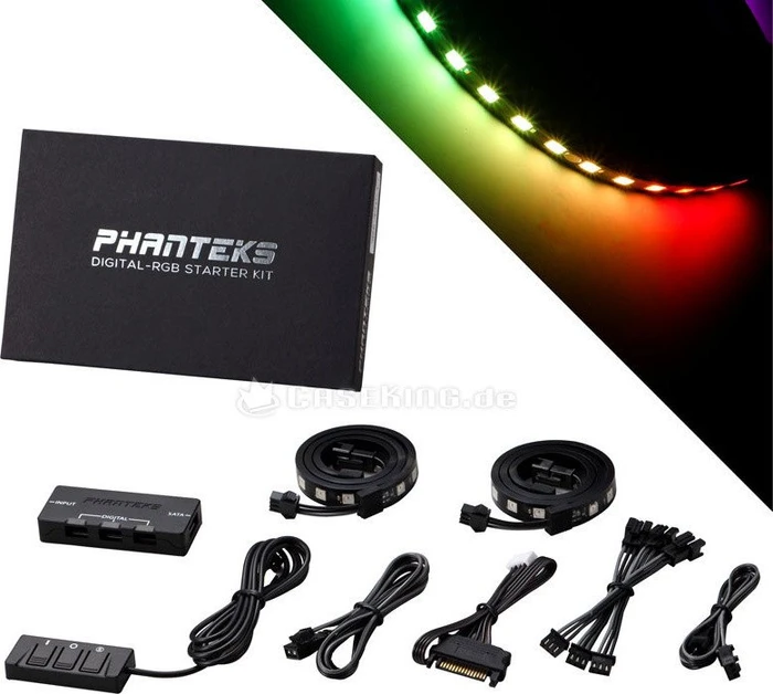 Phanteks Digital RGB LED Starter Kit, schwarz