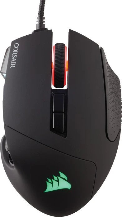 Corsair Scimitar Pro RGB Optical MOBA/MMO Gaming Mouse schwarz, USB