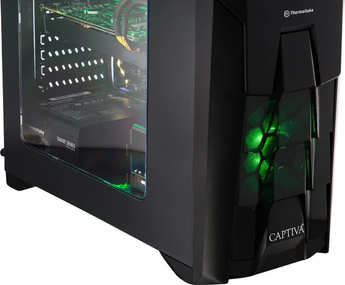 Captiva Gaming PC, Core i7-8700K, 16GB RAM, 480GB SSD, 1TB HDD, GeForce RTX 2080