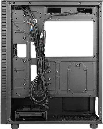 Antec NX410, schwarz, Glasfenster