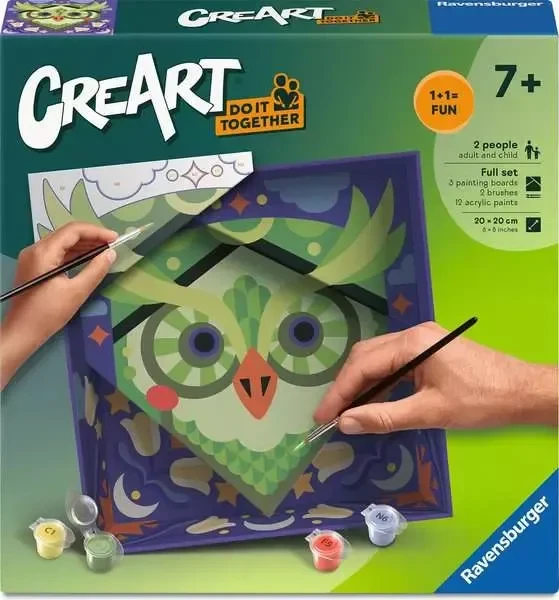 Ravensburger Malen nach Zahlen CreArt Do it together - Eule